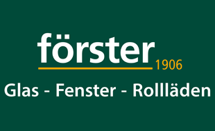 Glaserei Förster GmbH Meisterfachbetrieb mit eigener Ausstelllung in Bad Kreuznach - Logo