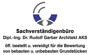 Garber / Architekt / Sachverständigenbüro / Rudolf Dr. Dipl. Ing. / Bewertung von bebauten und unbebauten Grundstücken in Kleinblittersdorf - Logo