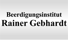 Kundenlogo von Gebhardt Rainer Beerdigungsinstitut
