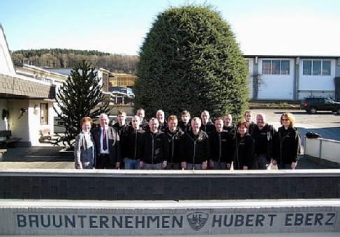 Hubert Eberz Bau GmbH, Belegschaft Betriebsgelände