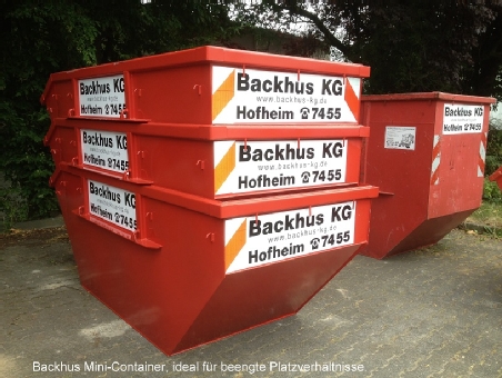 Mini-Container Backhus KG