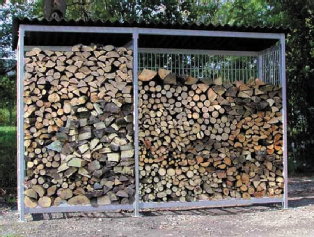 Brennholzunterstände