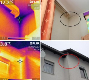 Thermografie an Gebäuden