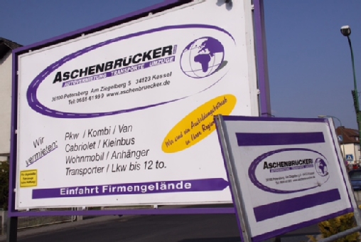 Aschenbrücker GmbH Schild