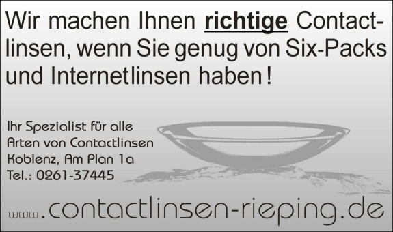 Rieping Optik Contactlinsen - Spezialist