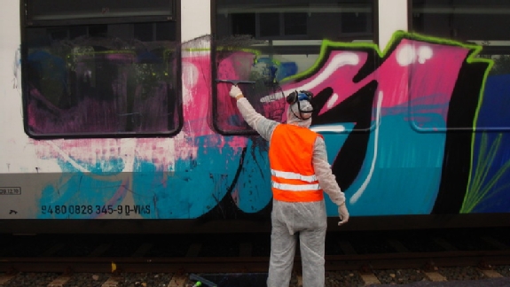 Graffitientfernung I