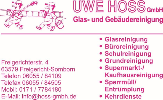 Uwe Hoss Glas- und Gebäudereinigung GmbH 1