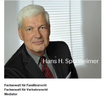 Sponheimer Hans H. Fachanwalt für Familienrecht in Bad Kreuznach - Logo