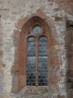 Restauriertes Maßwerkfenster