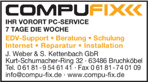 Compufix J. Weber und S. Kettenbach GbR in Bruchköbel - Logo