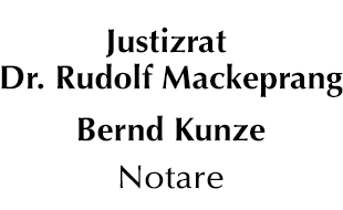 Mackeprang Rudolf Dr. Justizrat Notar, Kunze Bernd Notar in Bad Kreuznach - Logo