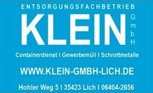 Klein GmbH in Lich in Hessen - Logo