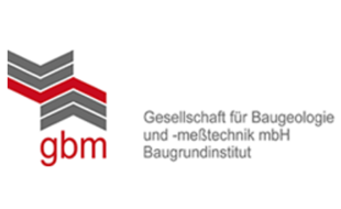 gbm Gesellschaft für Baugeologie und -meßtechnik mbH Baugrundinstitut in Limburg an der Lahn - Logo