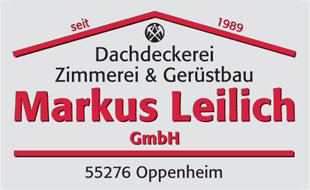 Dachdeckerei Zimmerei Gerüstbau Markus Leilich GmbH in Oppenheim - Logo