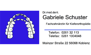 Schuster Gabriele Dr. med. dent. in Koblenz am Rhein - Logo