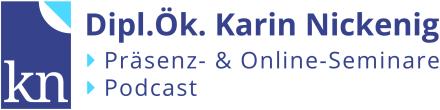 Kundenlogo von Karin Nickenig-Seminare Rechnungswesen und Steuern